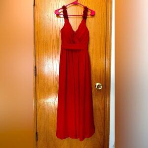 Bridesmaid chiffon dress